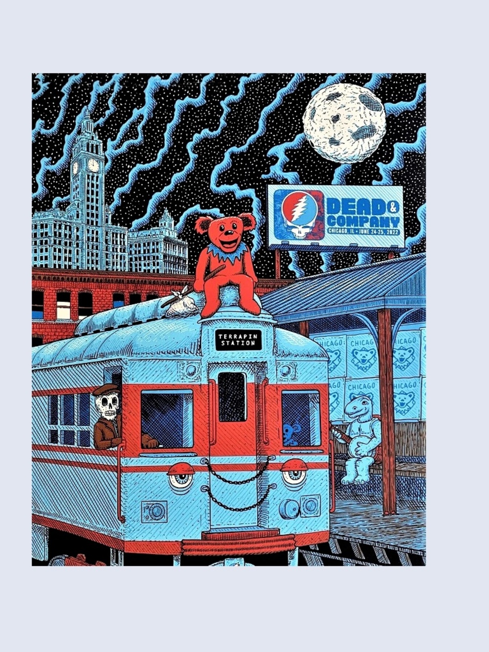Grateful Dead Poster Poster 13" x 19"